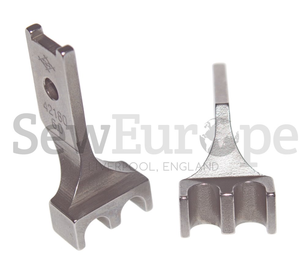 91-042180-04-1 over 4 91-042180-04-1/4 6MM OUTSIDE DOUBLE PIPING FOOT PFAFF - Image 1